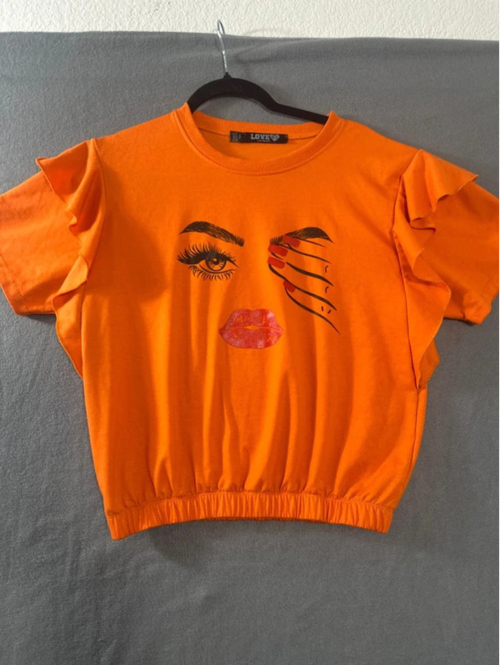 Love 83 1X shirt face Halloween fun